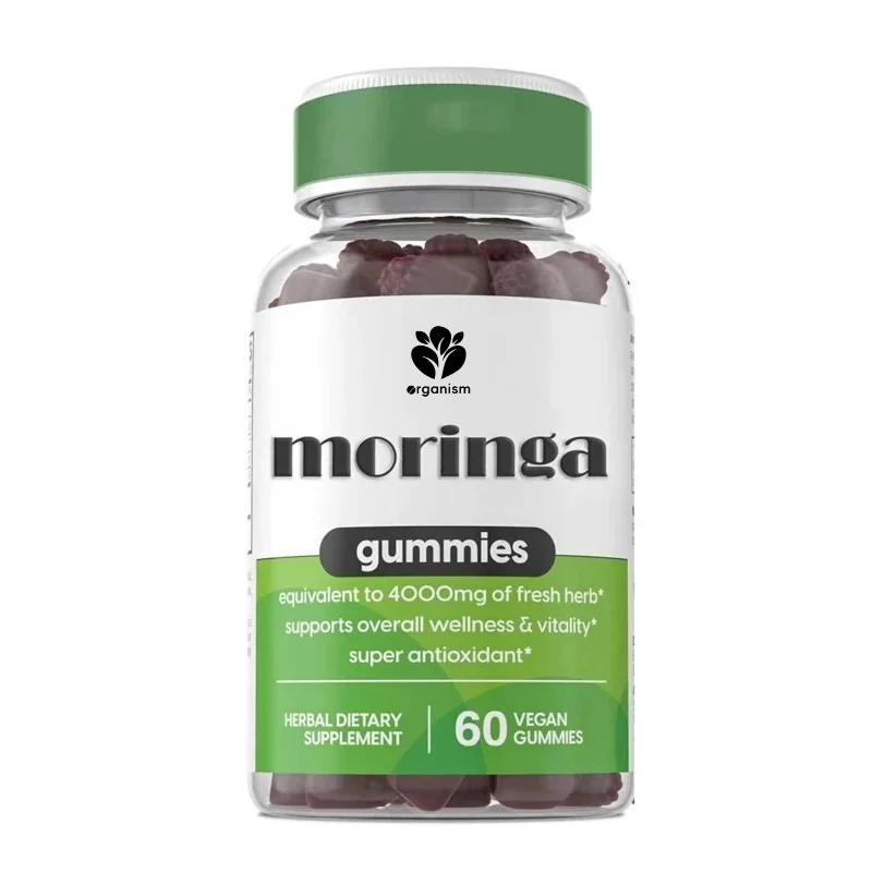 Moringa gummies  -400 milligrams of extract is equivalent to 4000 milligrams of fresh herbal plants - supports health