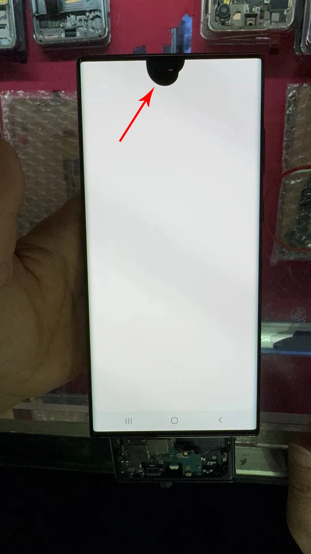 With Defect Display For Samsung S22 Ultra 5G LCD Touch Screen