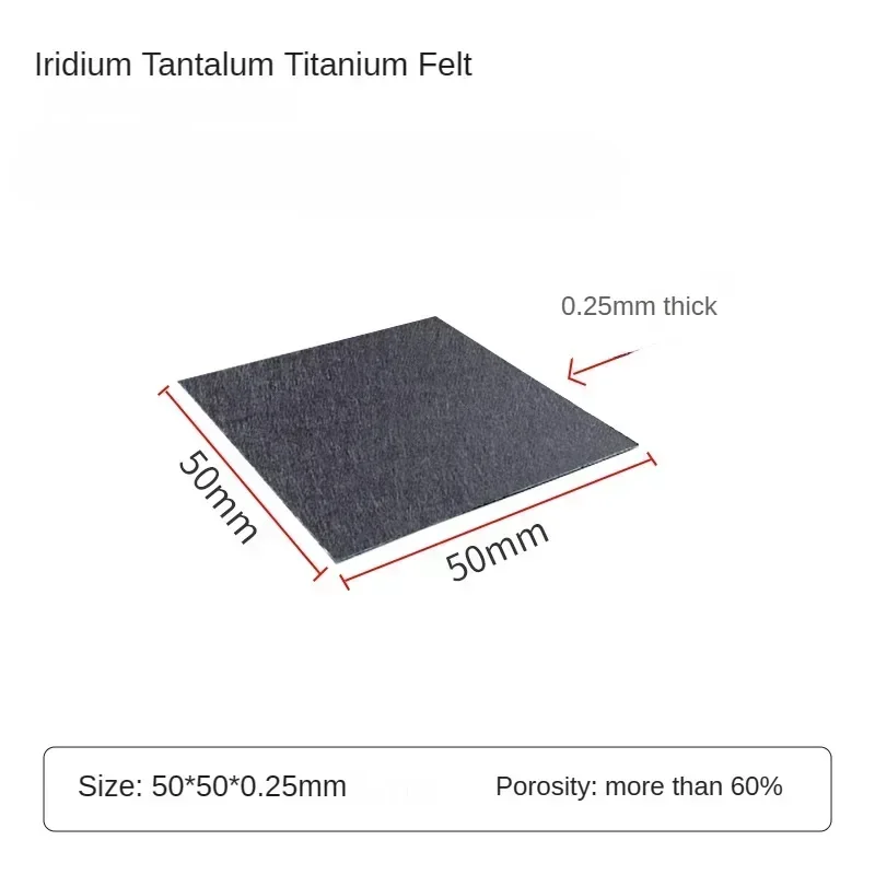 

Iridium tantalum titanium felt/PEM electrolytic water hydrogen production fuel cell gas diffusion 0.1-1.5mm