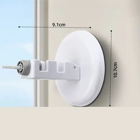 Suction cup clothesline indoor non perforated clothesline rack bathroom balcony retractable bathroom household clothesline