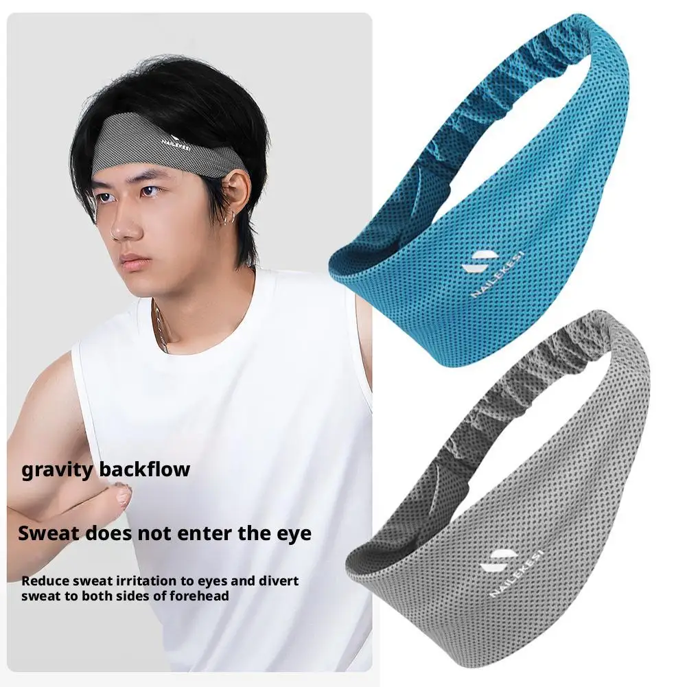 

Sport Headband Breathable Non Slip Sweatband Fitness Running Tennis Headband Lightweight Sweat Wicking Hairband