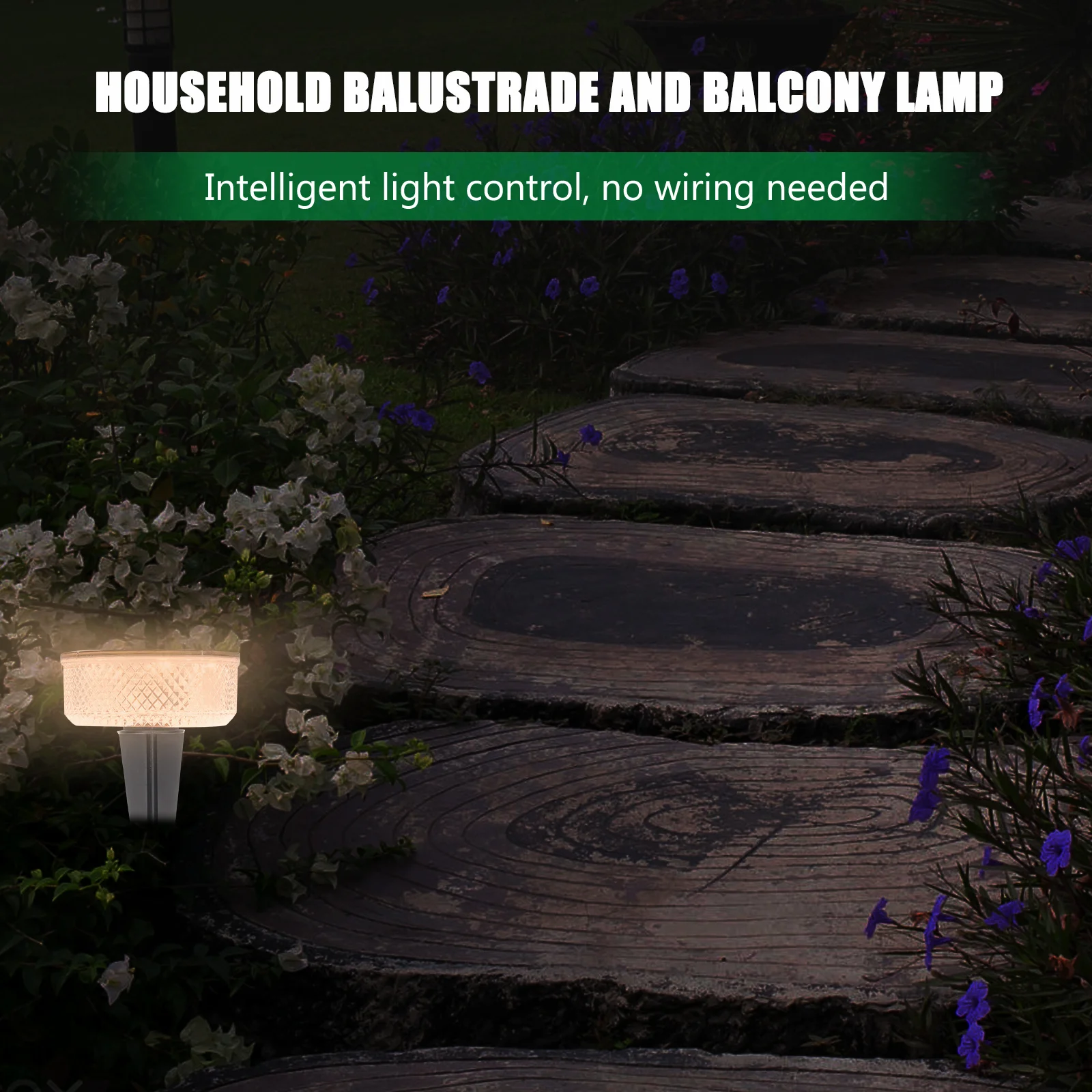 

6 LED Solar Garden Lights Fast Charging Landscape Lamp Pathway Yard Outdoor Lighting Decoration Solar Lights Landscape Lighting
