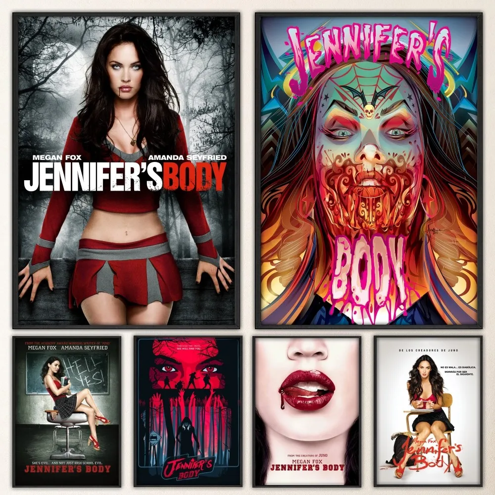 Movie Jennifer Body Poster Prints Poster Wall Painting Bedroom Living Room Wall Bar Restaurant Sticker Small