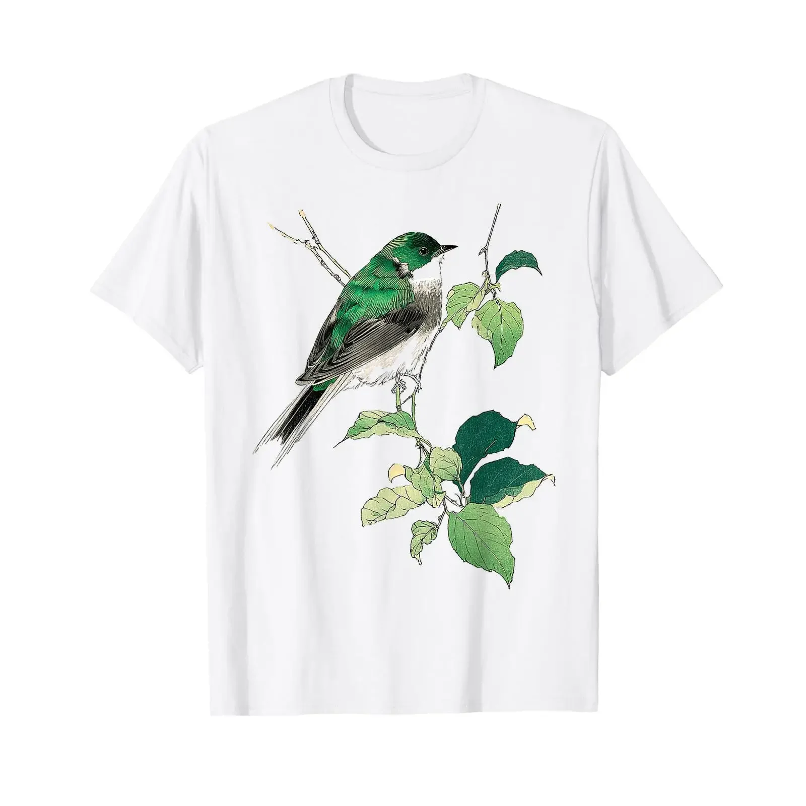 Imprimé Art Bird Lover T Shirt vintage Washed Top For Everyday Wear Unisex designer clothes streetwear Soft homme Slightly