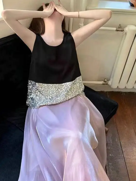 

plus Size Mid-Length Puffy Skirt Women's Casual Spring Summer High Waist A-Line Skirt for And Pear Shaped Women