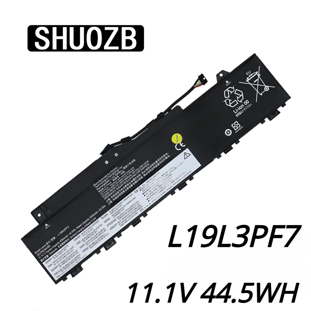 SHUOZB L19M3PF3 L19C3PF3 Laptop Battery For Lenovo IdeaPad 5-14ALC05 5-14IIL05 5-14ITL05 L19M3PF4 L19L3PF7 5B10W86957 SB10W86953