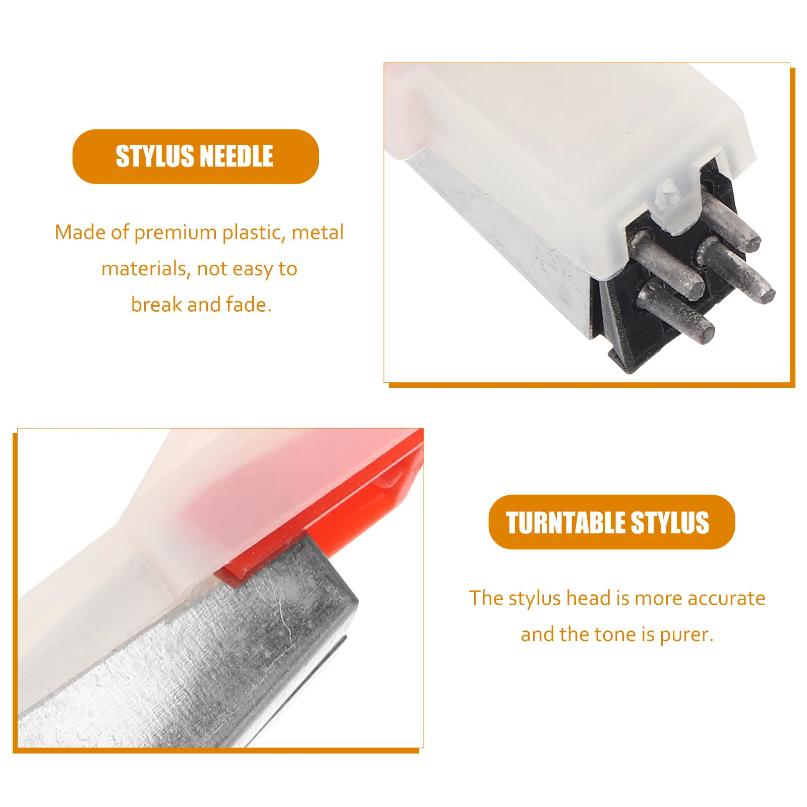 

Record Player Needle Replacement Stylus for Vinyl Turntable Gramophone High Accuracy Aluminum Stylus Durable Phonograph