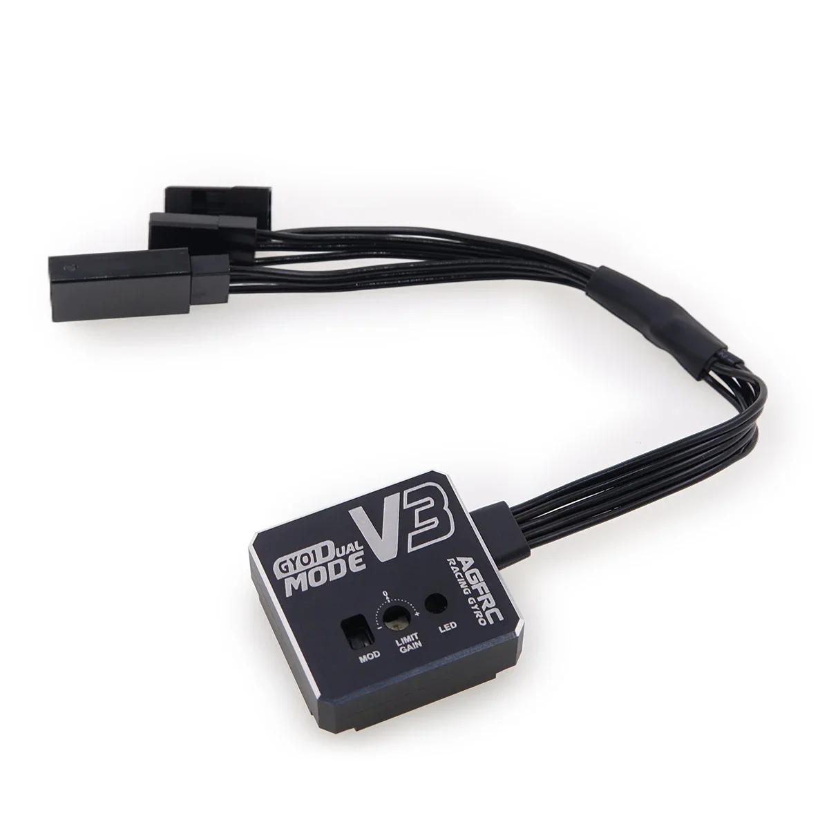 

AGFrc OEM Acceptable GY01 Aluminum Case Steering Adjustment Drift Tuned Drag Racing Gyro for RC Car