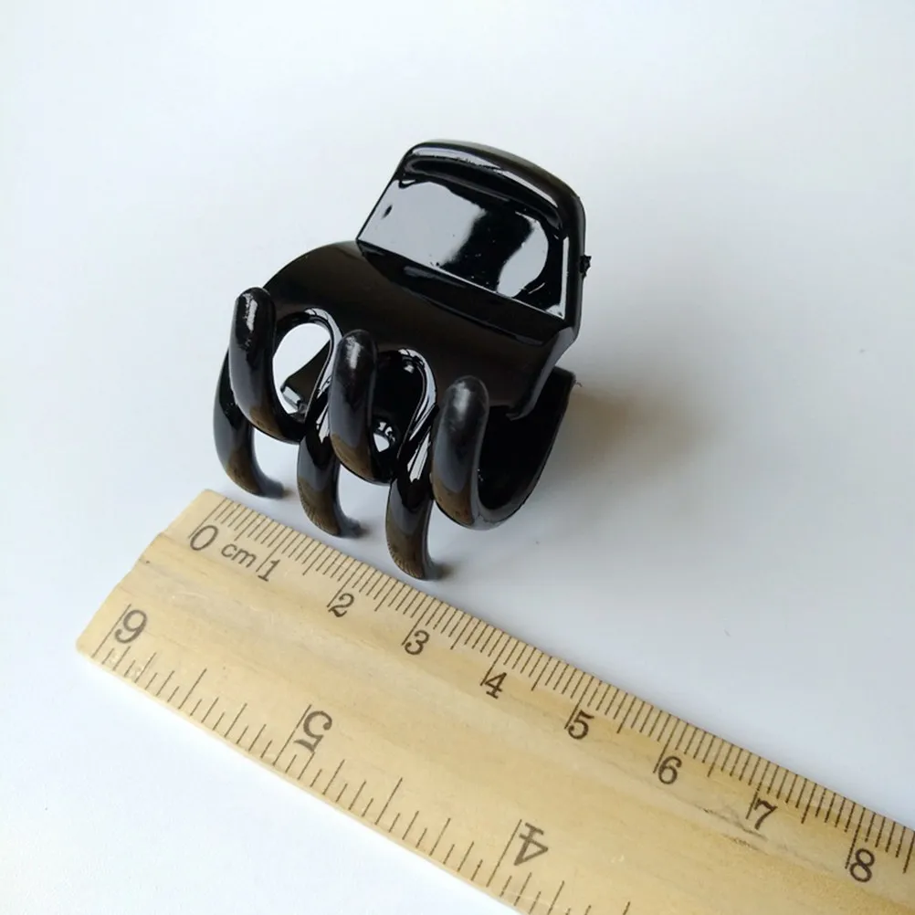 

36pcs Mini Claws 24 Black 12 Coffee Small Grab Clips For Women Girls Kids Vintage Minimalist Headdress Retro Hair Clamps Plastic