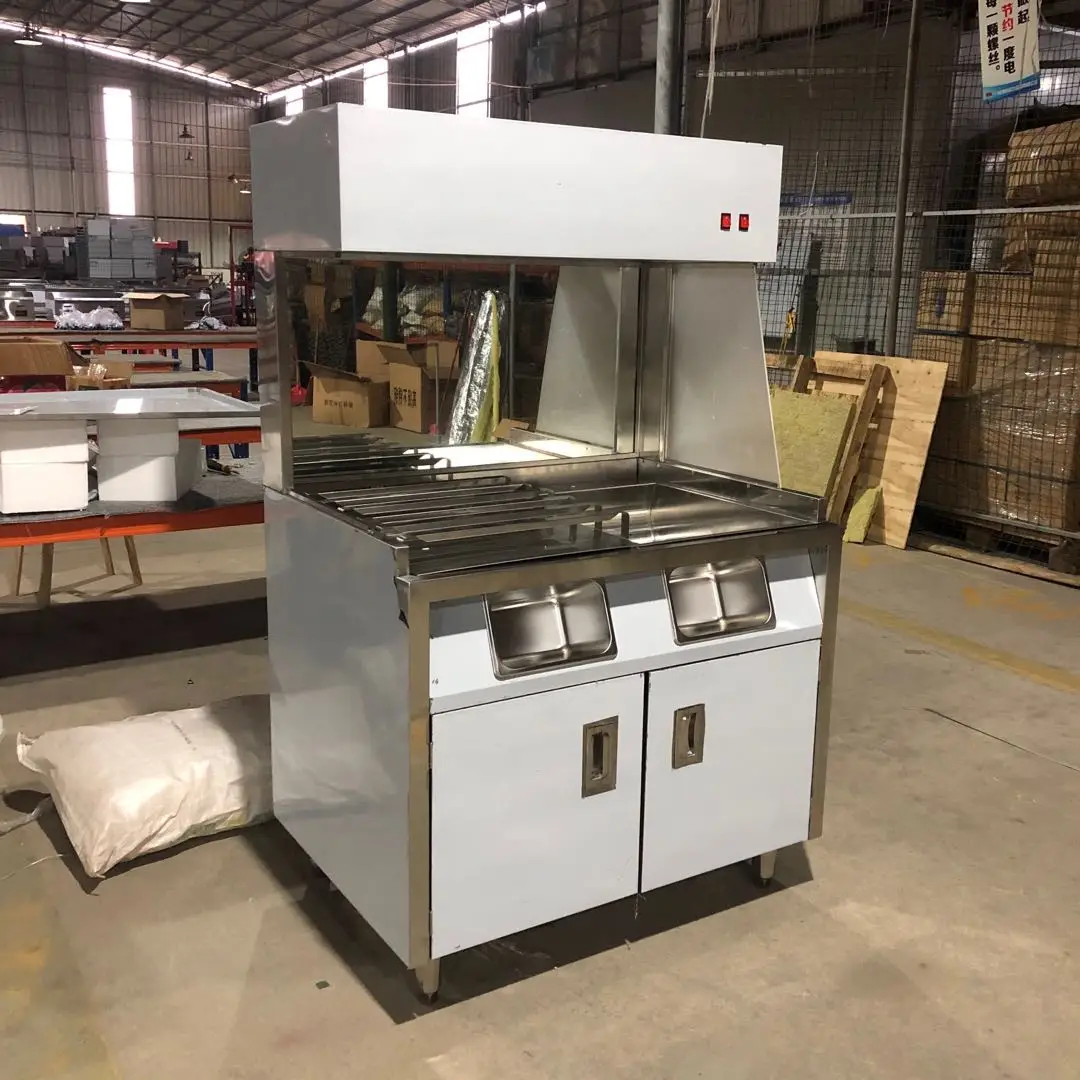 Stainless steel hotel restaurant freestanding potato chip heater