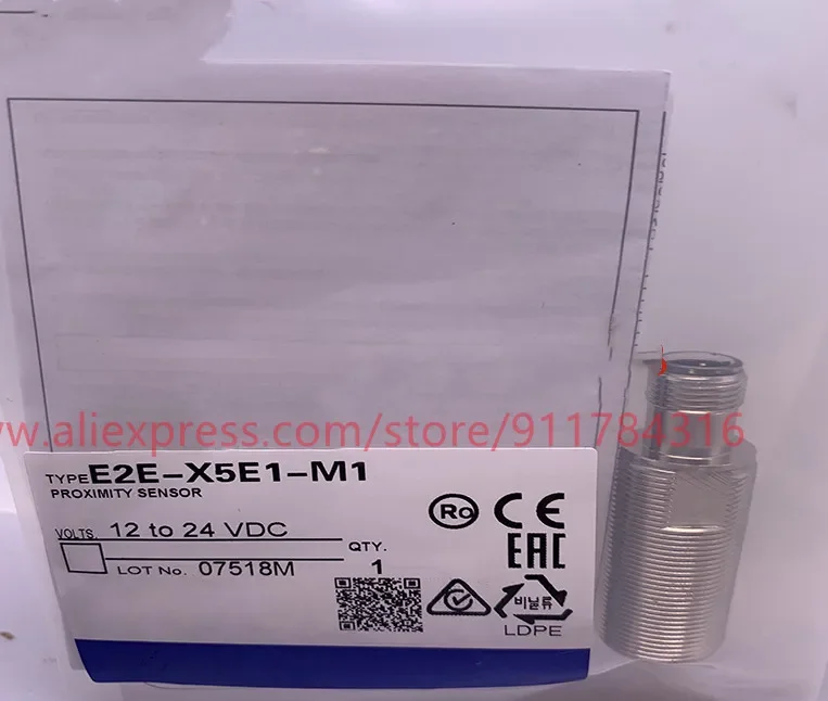 3pcs New High quality Plug-in  Proximity Switch E2E-X5F1-M1 E2E-X5F2-M1-Z E2E-X5F1-M1-Z E2E-X5F2-M1