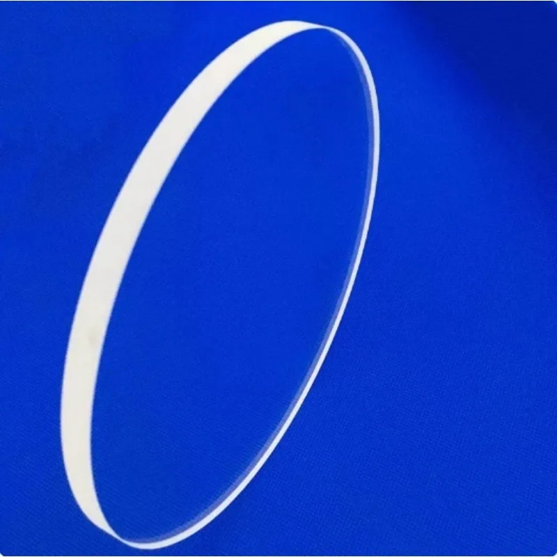 1Pcs 20-40mm JGS2 Quartz Glass Disc Ultra Thin High Light Transmittance High Temperature Resistant Optical Quartz Wafer for Lab