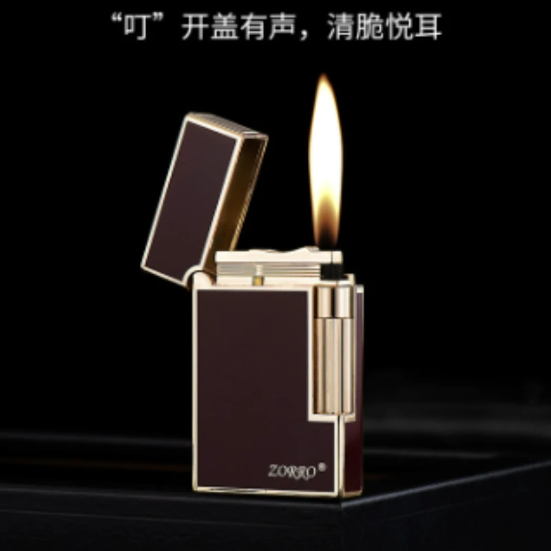 Brand New Original Authentic Lanxess Steel Tone Inflatable Lighter Side Pulley Resin, High-end Exquisite Father Gift for Men