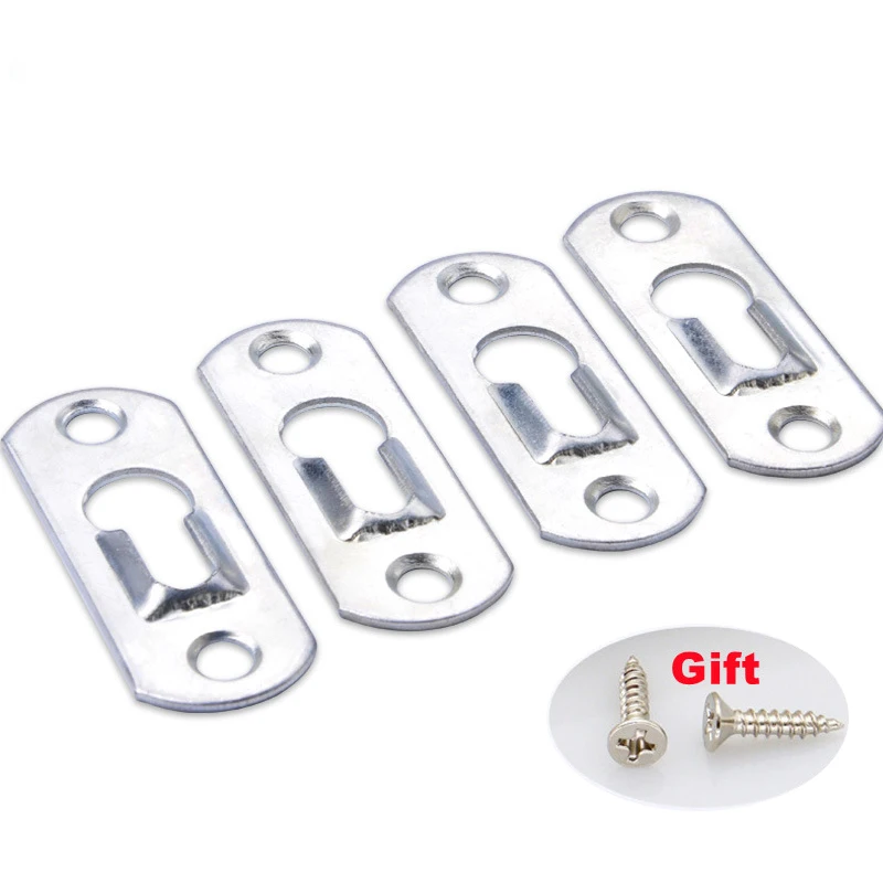 10PCS Metal Keyhole Picture Hanger Fasteners Hardware For Photo Frame Hooks Furniture Cabinet Accessory