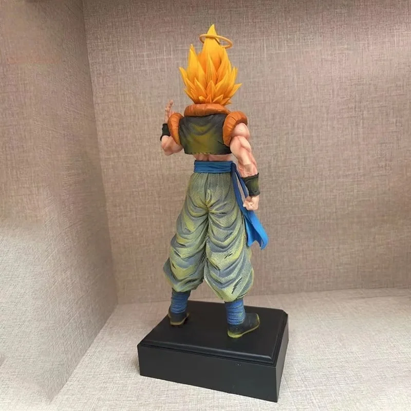 New 32cm Dragon Ball Anime Figure Gogeta Figure Super Saiyan Gogeta Figurine Gk Collection Statue Model Ornament Desk Toys Gift