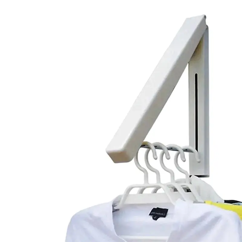 

A84E-подвесная вешалка для одежды, складная вешалка для одежды, компактная вешалка для одежды для прачечной, ванной комнаты, невидимое хранилище одежды