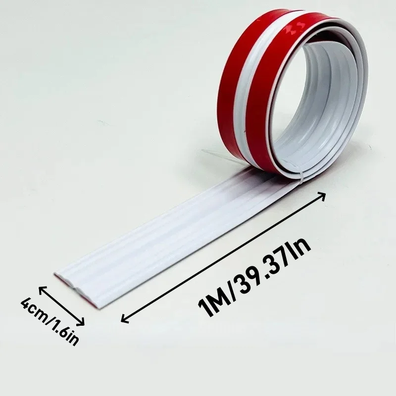 1 قطعة 39.37/78.74 بوصة حامي حافة الحائط ، واقيات الزوايا الداخلية والخارجية ، زخرفة قولبة ذاتية اللصق للطاولة ، إطار الباب #2