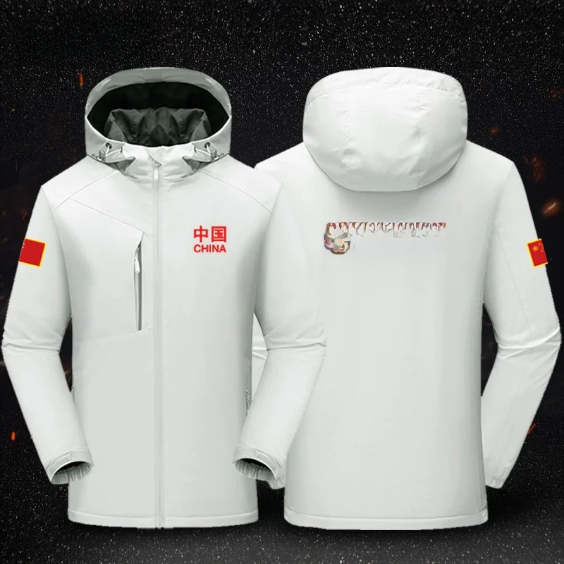 

Outdoor Fce Lined Jaet ex Winter Sports Warm Top Coat Windproof Youth ular Loose Fit Teenagers Outerwear Zipped