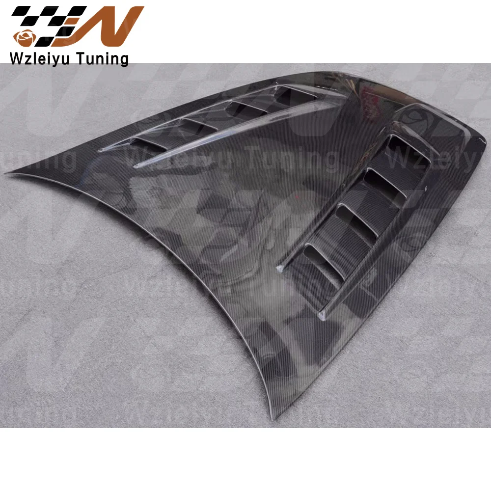 JS Style Carbon Fiber Front Hood Bonnet Fit For Honda S2000 AP1 AP2 2000-2008 Vented Hood High Quality Fitment