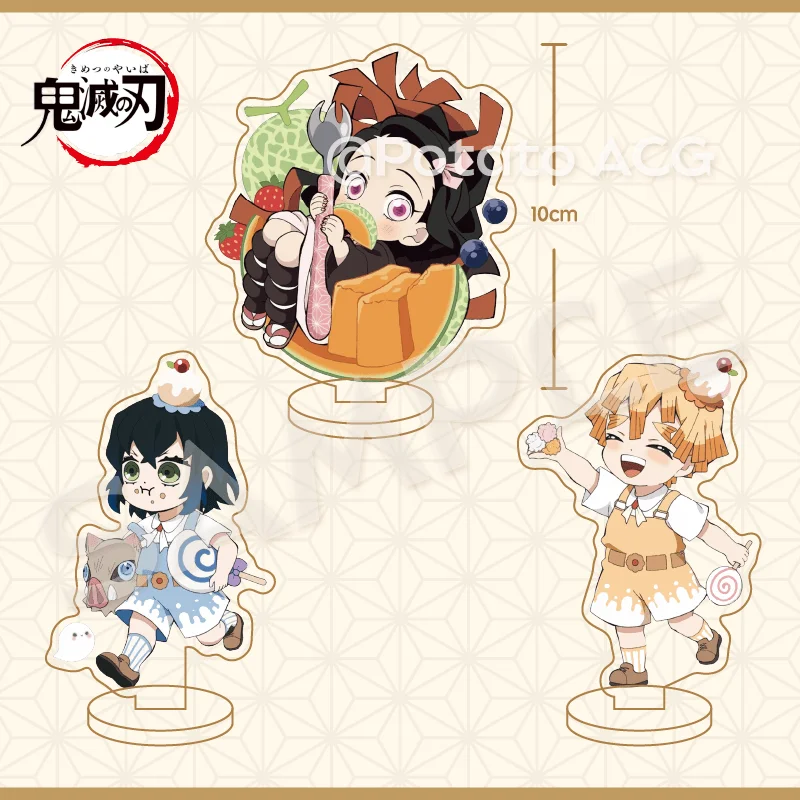 

Anime Demon Slayer Agatsuma Zenitsu Kamado Tanjirou Nezuko Hashibira Inosuke Cosplay Acrylic Sign Stand Figure Game Gift