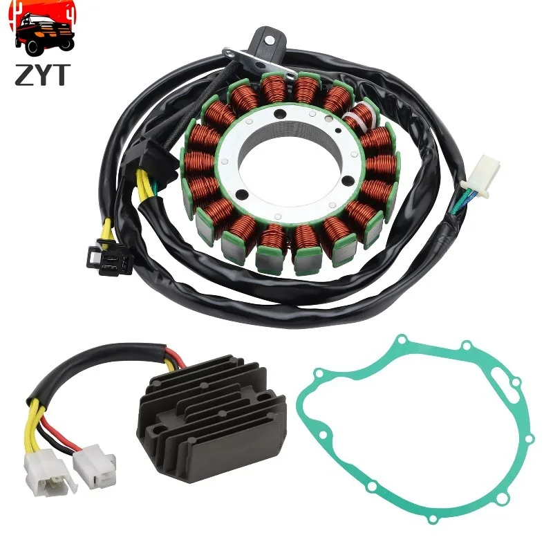 High Quality Magneto Stator Coil Regulator & Gasket 32101-24B01 32800-24B11 11483-24B01-H17 For Suzuki LS400 LS650 Savage