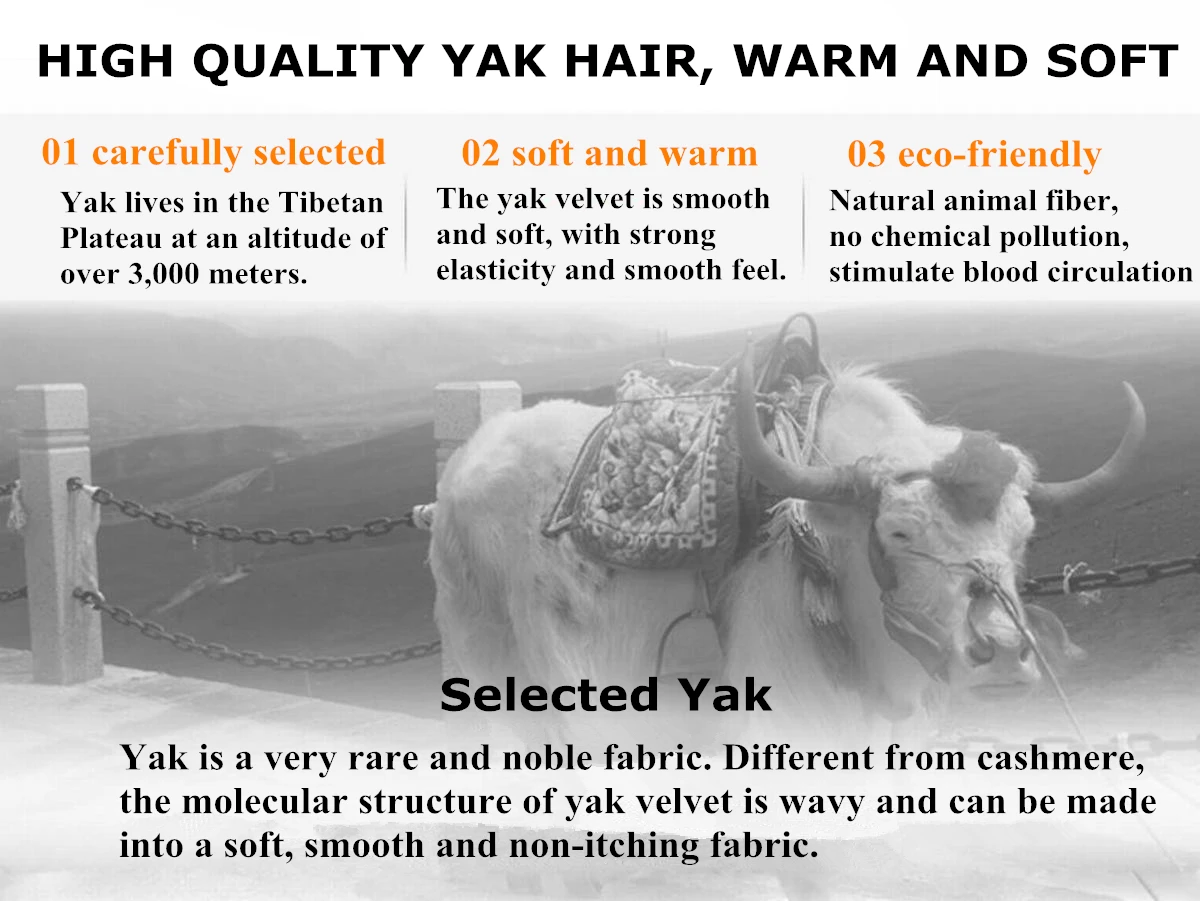 50g Hank 100% Tibetan Yak Yarn Lace Weight Hand knitting Crochet  Colored DIY Soft For Fashion Garments Baby Clothes