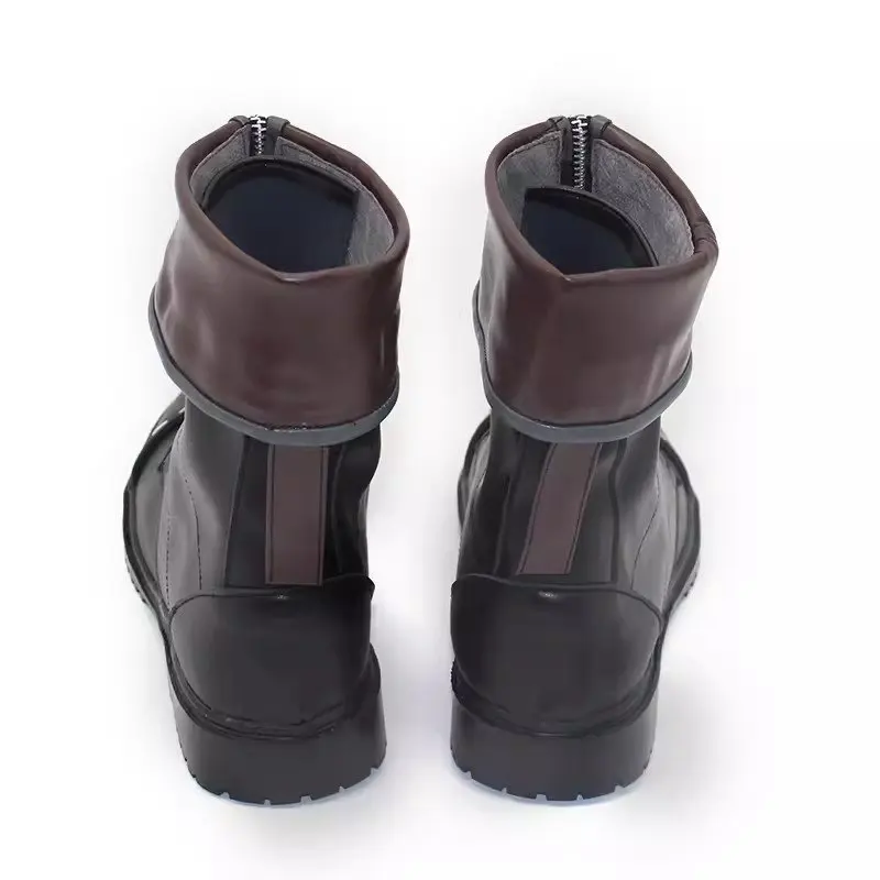 Game Cloud Strife Cosplay Shoes Costumes Comic PU Leather Boots Men for Halloween Carnival Party Christmas Customized