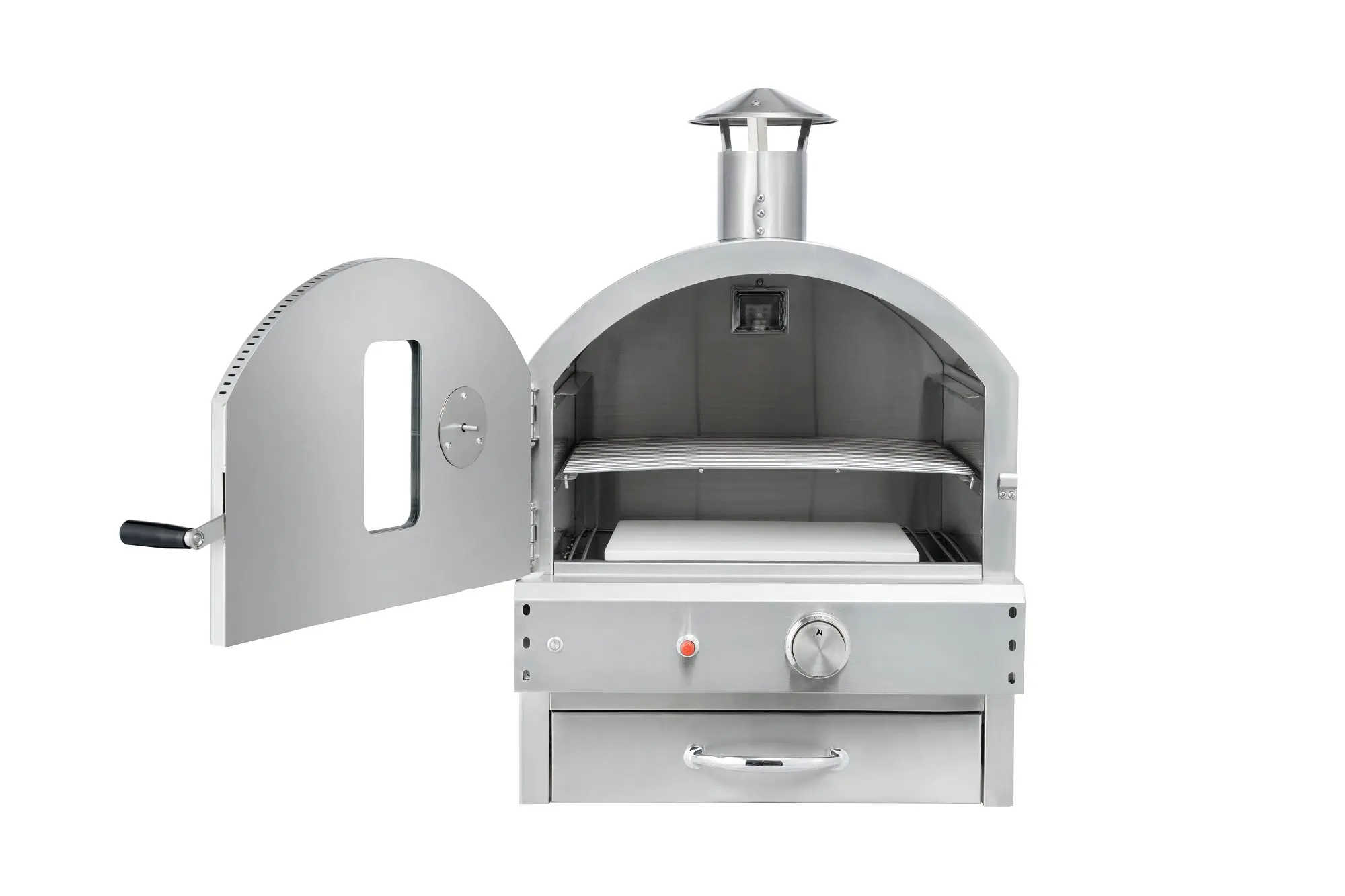Professional Stainless Steel Built-In Gas BBQ Grill With Cover, Electronic Ignition And Flame Safety Device