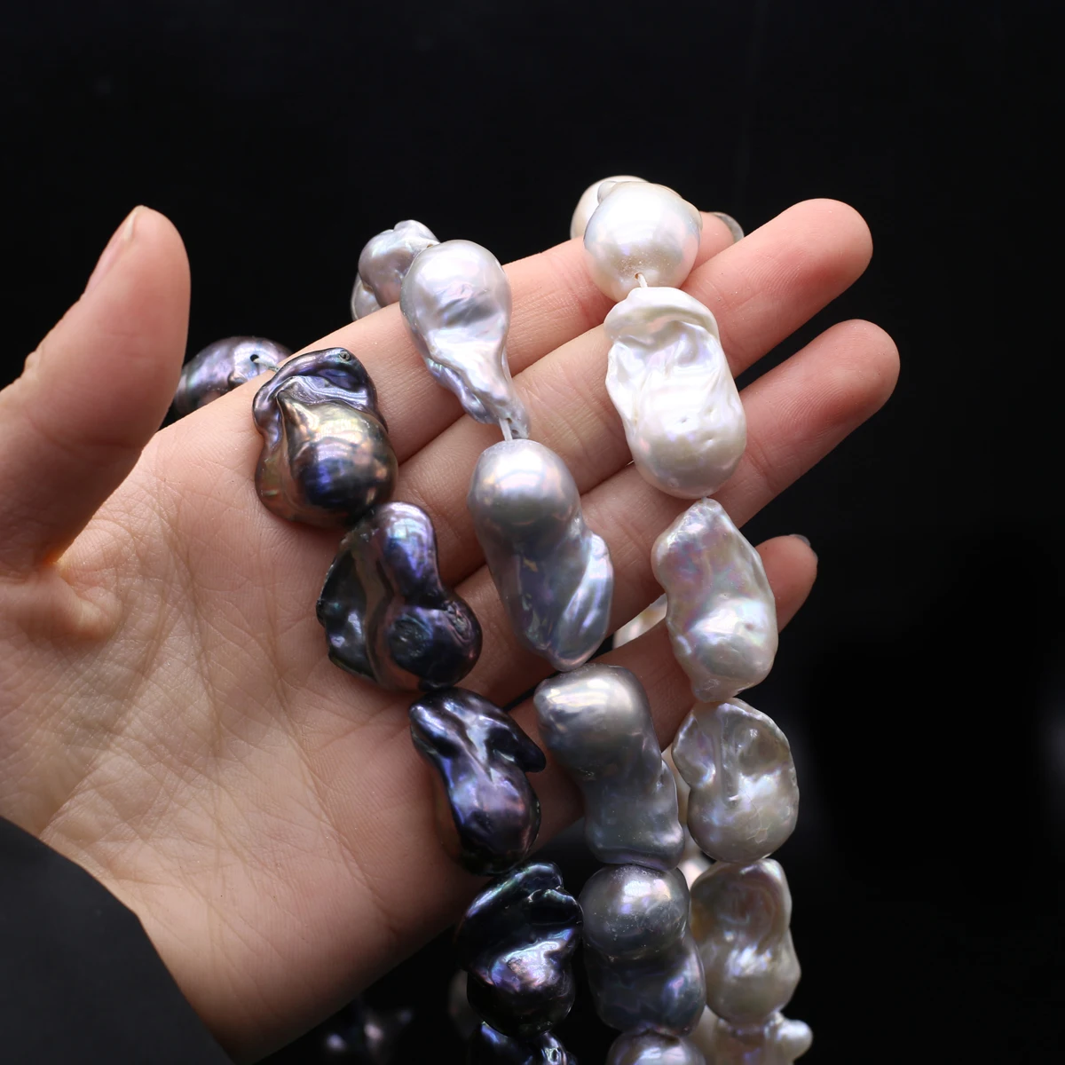 

AAAA Baroque Pearl Natural Freshwater Fish-Tail Shaped Pearl For Jewelry Making DIY Necklace Earrings Bracelet Accessory