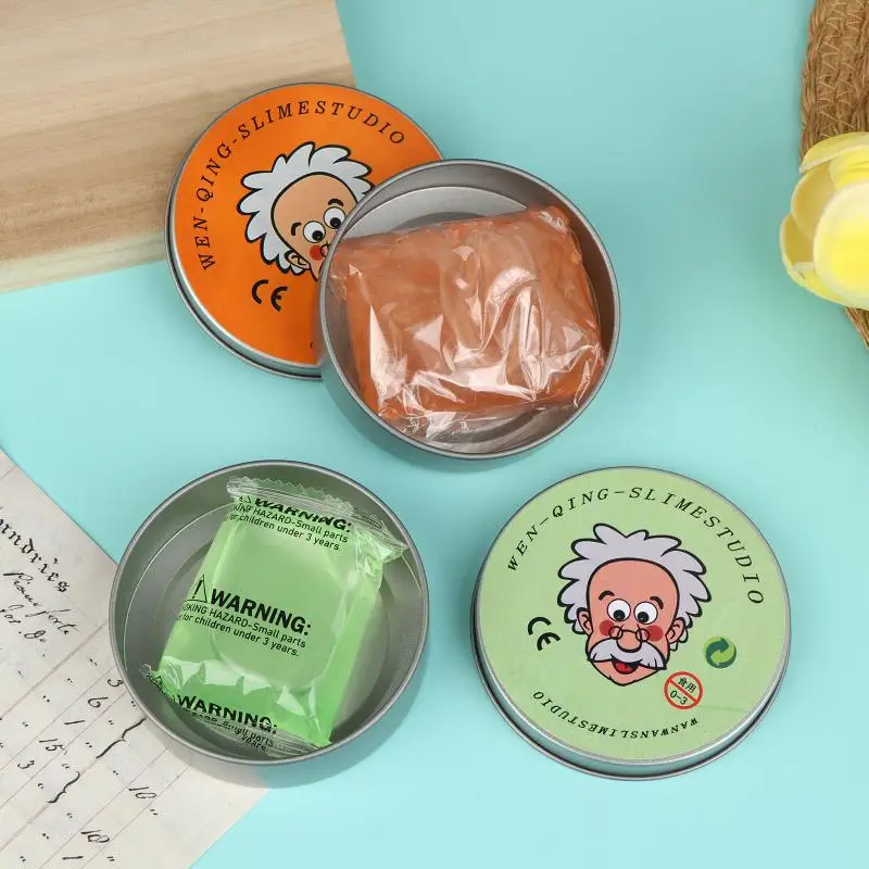 Lama de vidro líquido colorido slime alívio do estresse brinquedos antiaderente mão cristal lama brinquedo de descompressão para crianças adultos presente