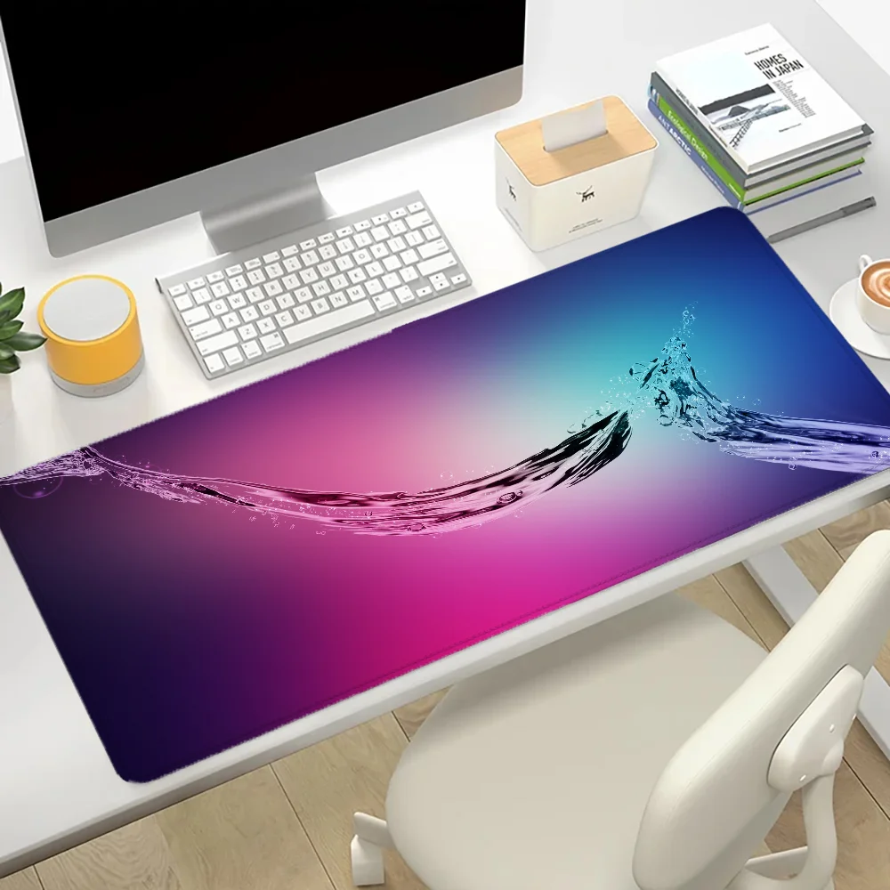 

Desk Pad New Computer Desks Fashion Water Droplet Gaming Accessories Mouse Carpet Gamer Cabinet Mousepad Keyboard Mat Mats Pc