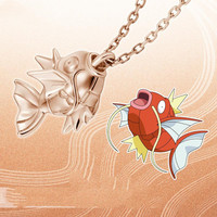 Anime Necklace for Women Magikarp Necklaces Female Magicarpe Pendant Trend Neck Fashion Couples Party Gifts Coaplay Karpador