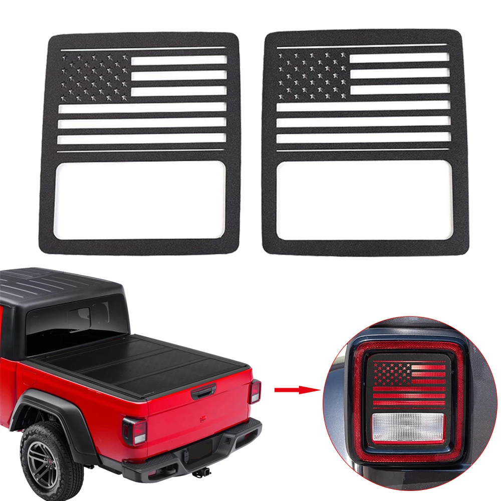 Car taillight Rear Taillights Light Guard Tail Light Cover For Jeep Gladiator JT 2018 2019 2020 2021 2022 2023