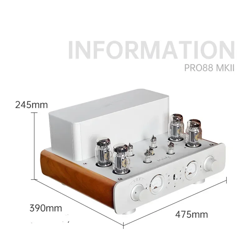 Melody PRO88 MKII 50 Вт * 2 стерео класса AB односторонний сбалансированный KT88 XF184 WE407 ламповый HIFI домашний музыкальный усилитель Aduio