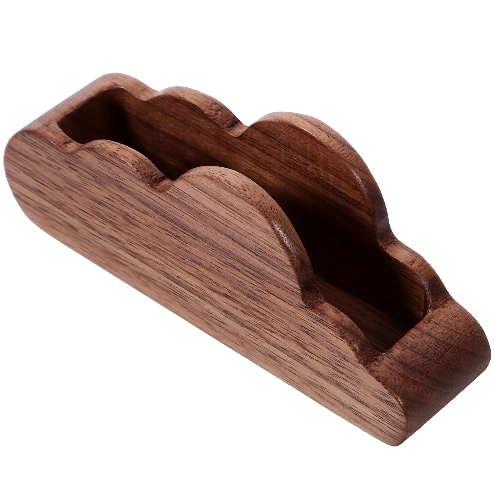 

Business Card Holder Large Glossy Smooth Compact Office Desk Organizer Card Display Stand Name Cards Rack Wooden Display Stand