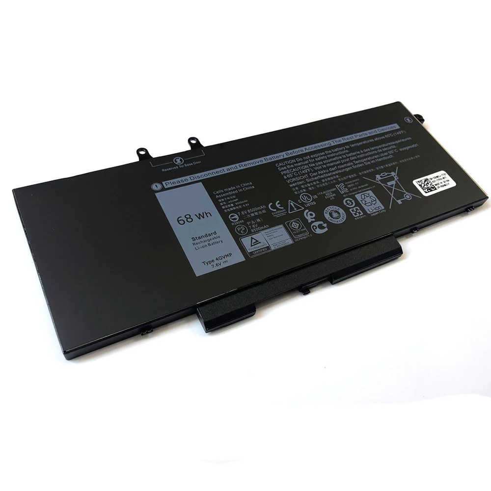 7XINbox  4GVMP 7.6V 68Wh 8500mAh Laptop Battery For Dell Latitude 5400 5410 5500 Precision 3540 3550 7590 2-in-1 Series