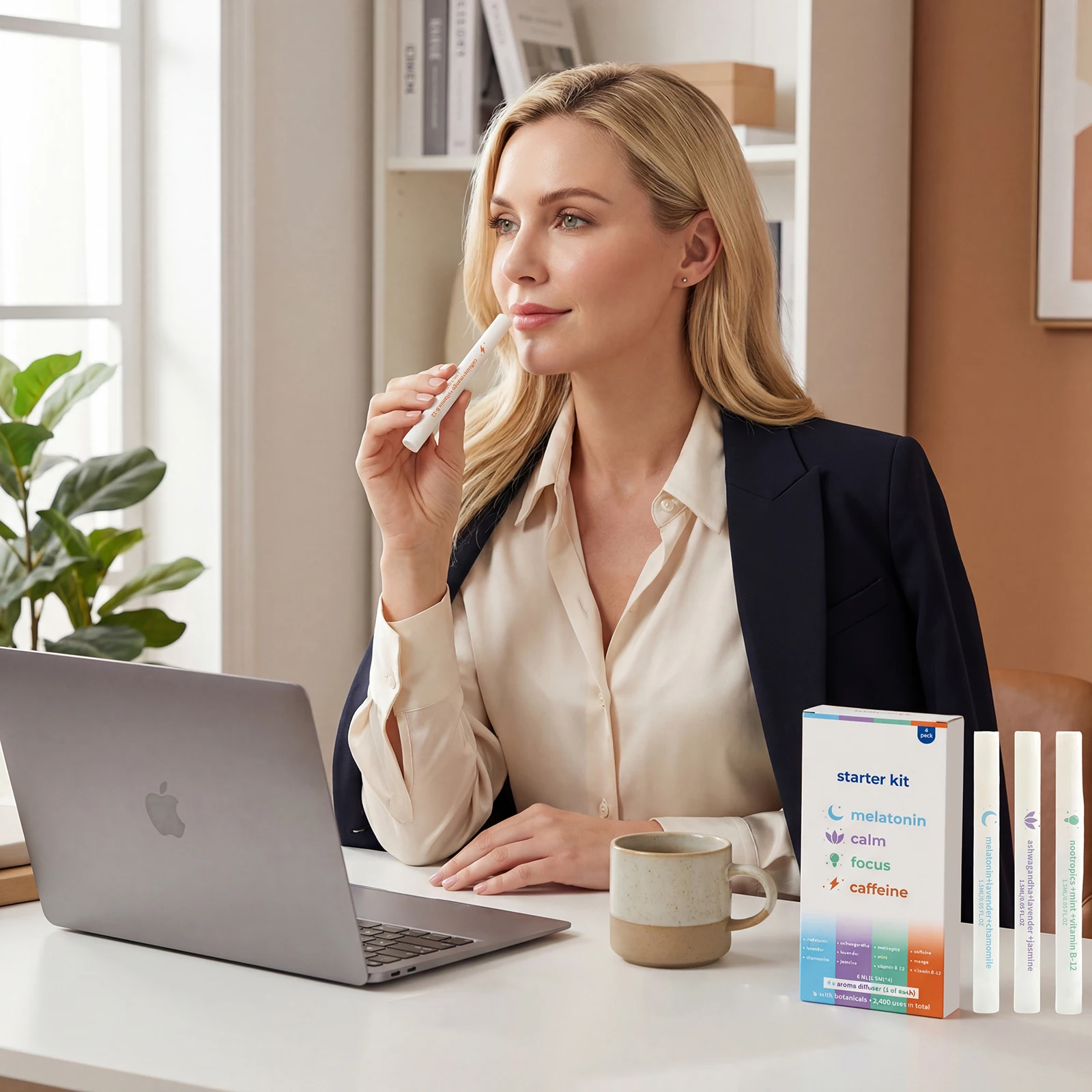 Herbal Nasal Stick Set Moisturizing Refreshing Relaxation Sensory Clear Breathing Good Portable And Comfortable For Care Use