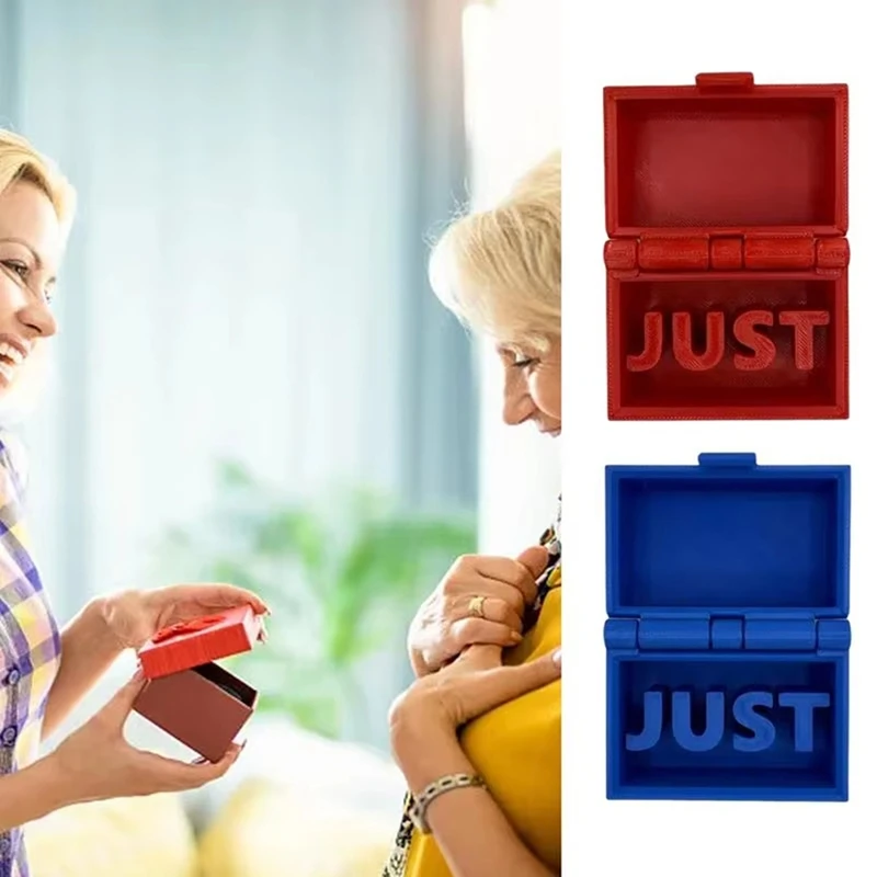 Funny Prank Box Storage Box Just In Case Prank Stuff Desk Decor Weird Stuff Small Box With Word Jewelry Organizer-ABJU