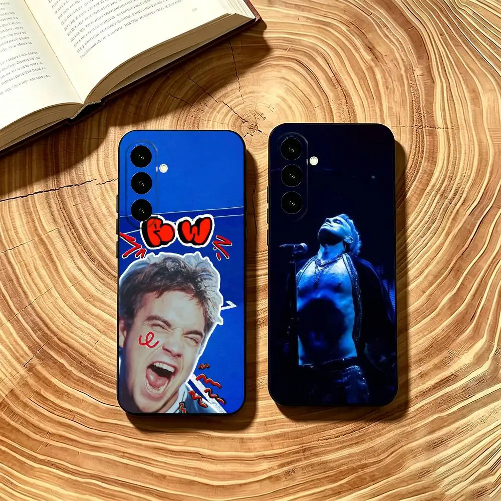R-Robbie W-Williams Singer Phone Case Soft black For Samsung Galaxy A73,A72,A71,A70,A53,A52,A51