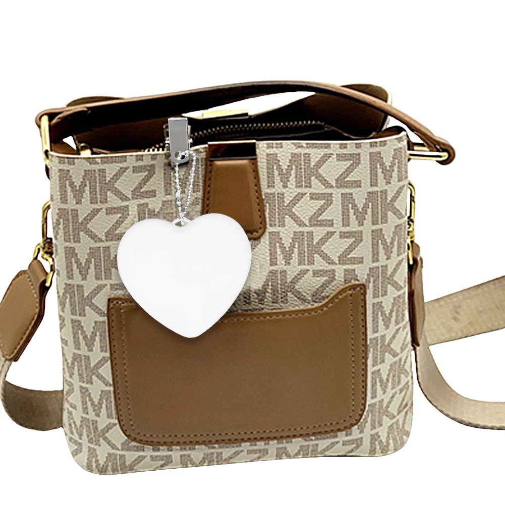 1-3pc LED Handbag Light Bag Lamp Heart Round Star Shaped Touch Sensor Purse Night Light with Keychain Clip Xmas Gifts for Women