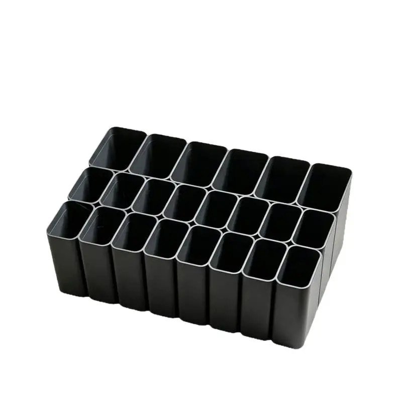 Grids USB Cable Storage Tray Wire Management Box Desktop Electronic Accessory Organizer For Home Office Holiday Present