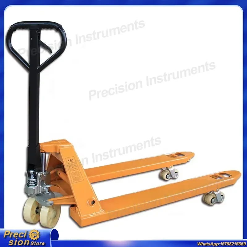 3 Ton Hydraulic Manual Forklift Pallet Truck with Weighing Scale for Electric Pallet Jacks Industrial Material Handling