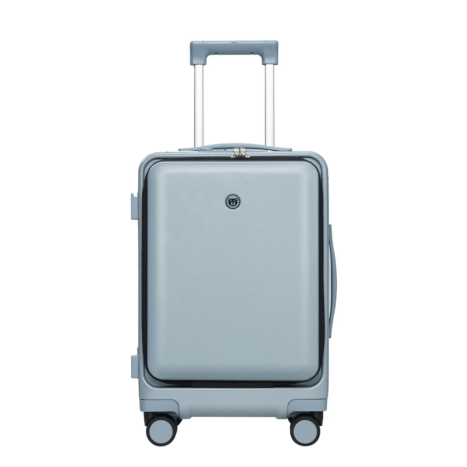 Travel Luggage with Wheels Front open Rolling Luggage Password Travel Suitcase Bag Fashion USB Interface Trolley Luggage