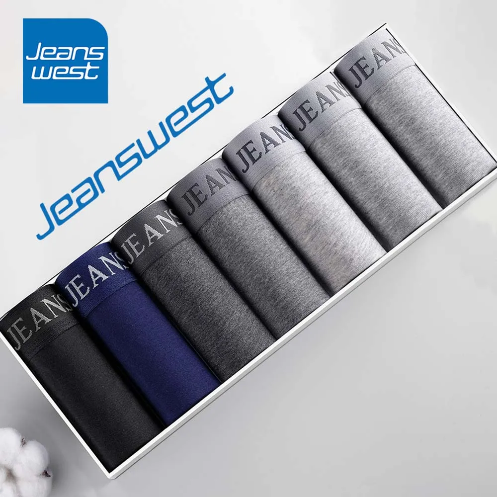 

7Pcs Boxers man Cotton Comfortable Sexy Lingerie Sports Sweat Wicking Man Underwear Letter Waistband Boxers For Men