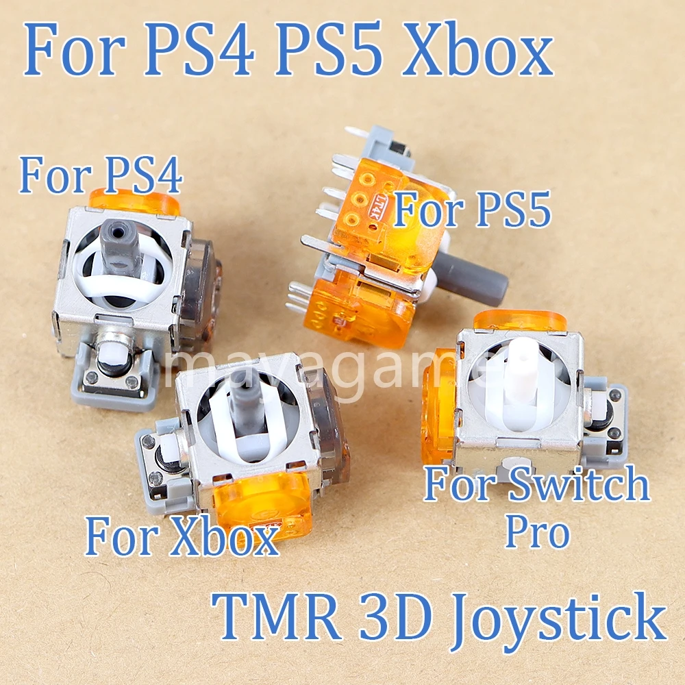 1pc Replacement TMR Electromagnetic Joystick for PS4 PS5 Xbox One Series Switch Pro Controller 3D Analog Rocker Thumbstick