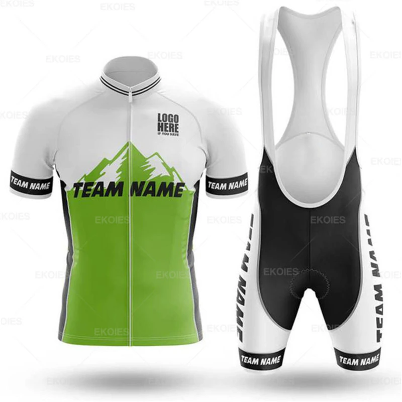 Personalise Customize MTB Bike Clothing Summer Unisex Bicycle Breathable Clothes Professional Customize Team Cycling Jersey Set