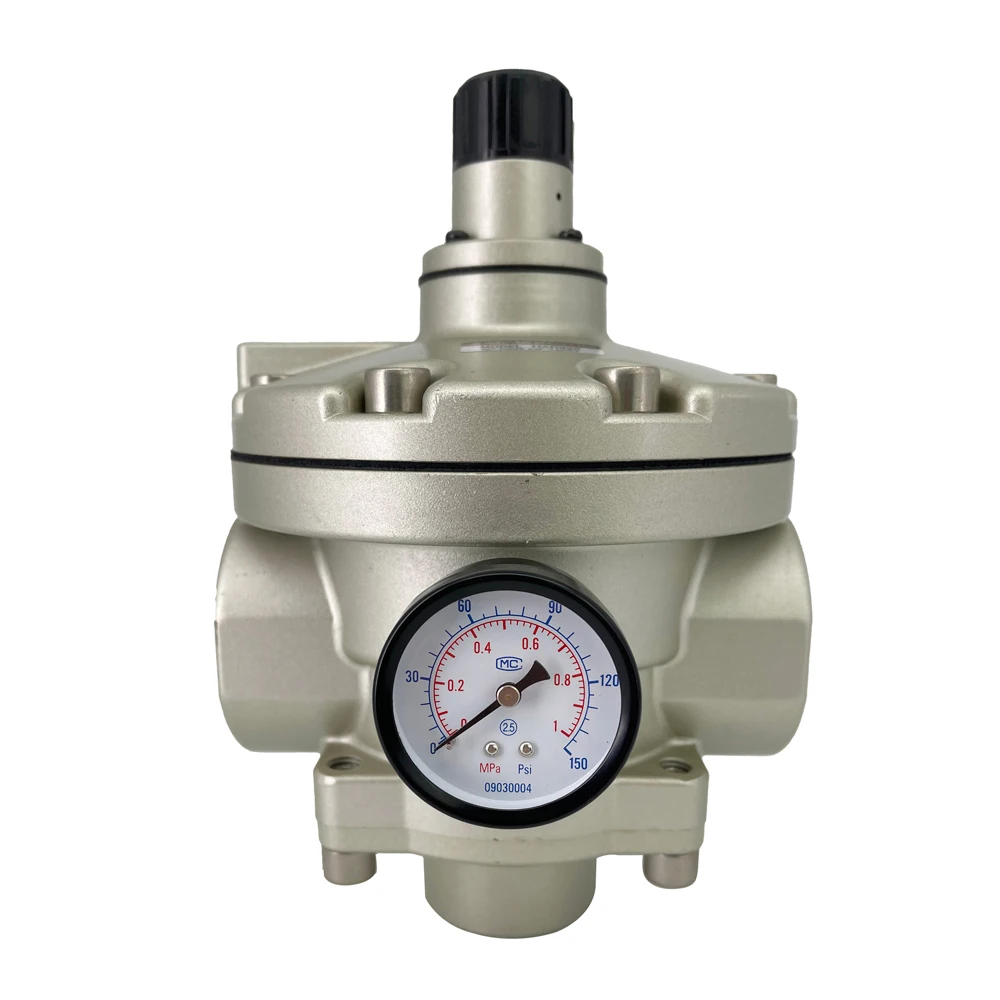 

large flow aluminum alloy air regulator pneumatic pressure relief valve