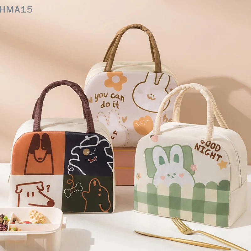 

Oxford Cloth Cartoon Stereoscopic Lunch Bag Thermal Bag Portable Tote Food Small Cooler Bag Lunch Box Accessories Thermal Bag