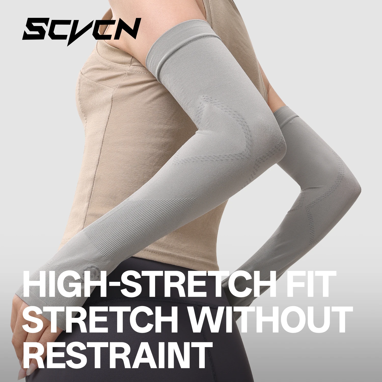 

SCVCN Professional Cycling Arm Sleeves Ice Fabric Anti-UV Sunscreen Running Sleeve Outdoor Sport Cycling Arm Summer UPF 50+