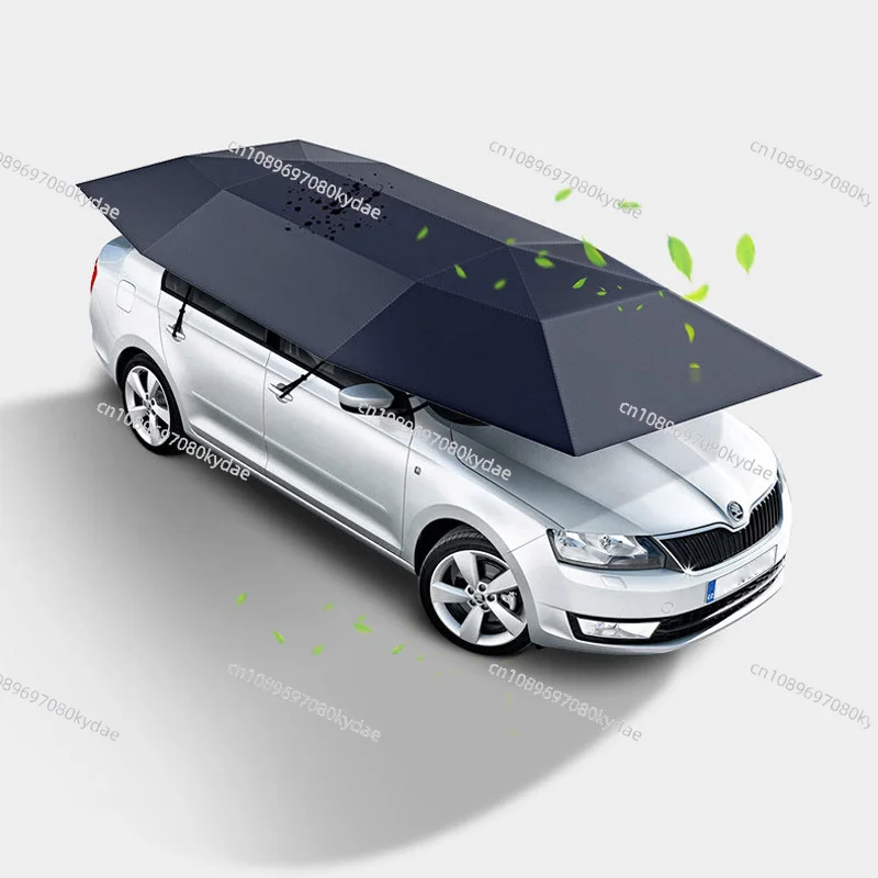 5.2*2.4M Fully Automatic Foldable Remote Control Carport Canopy Waterproof Anti UV Outdoor Vehicle Protective Car Shelter Cover